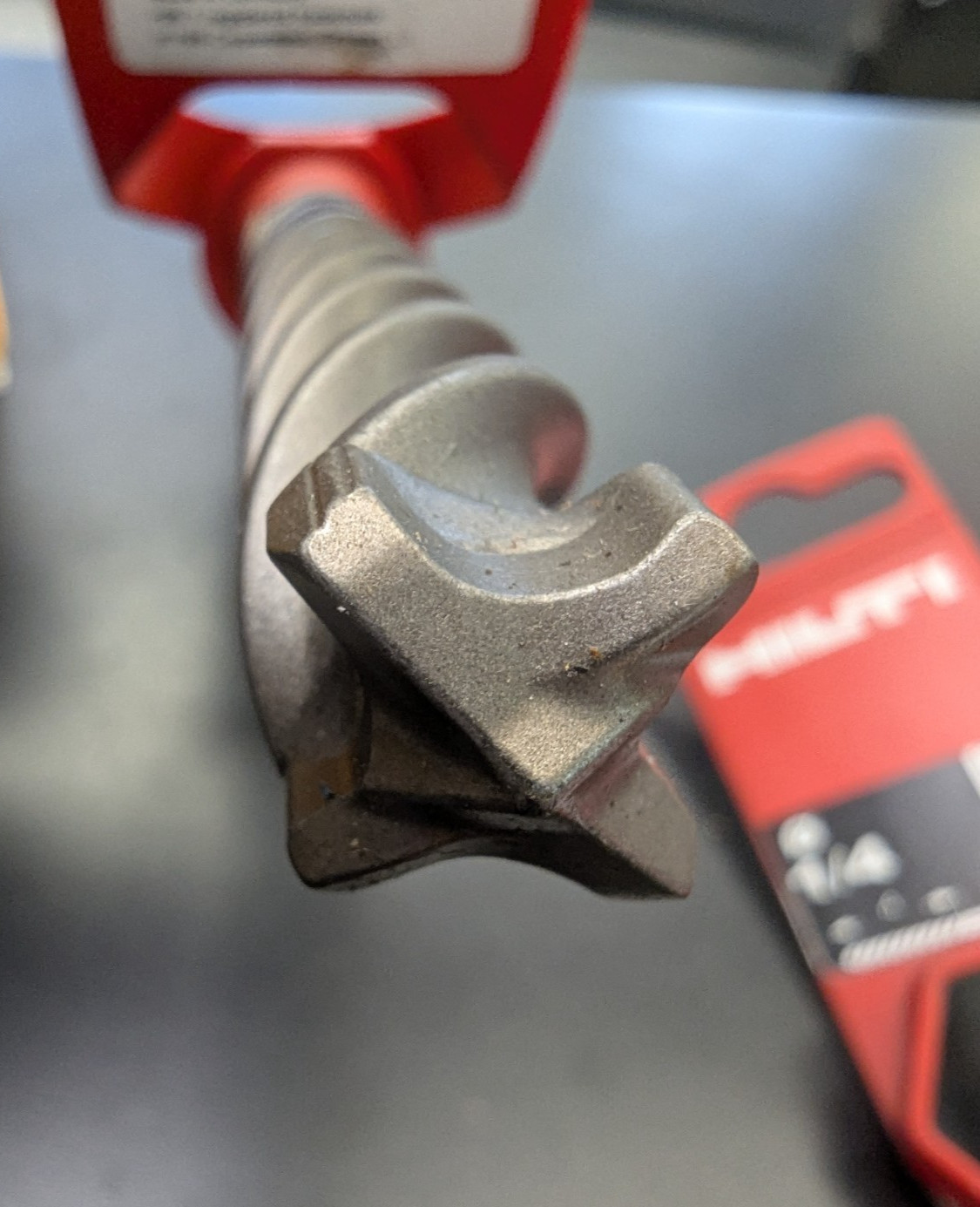 TWO New HILTI 1/2" SDS Plus Concrete Bit 4 cutter Rebar cutter bits- F. Ship