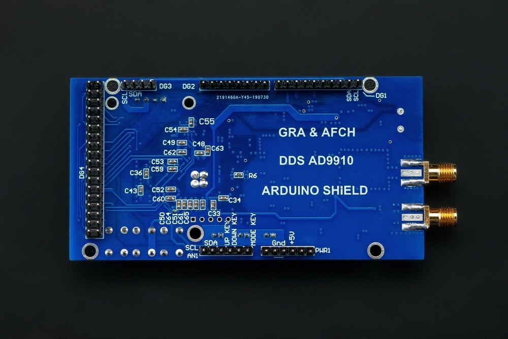 DIY KIT DDS AD9910 Arduino Shield RF Signal Generator NO ARDUINO Low noise spurs