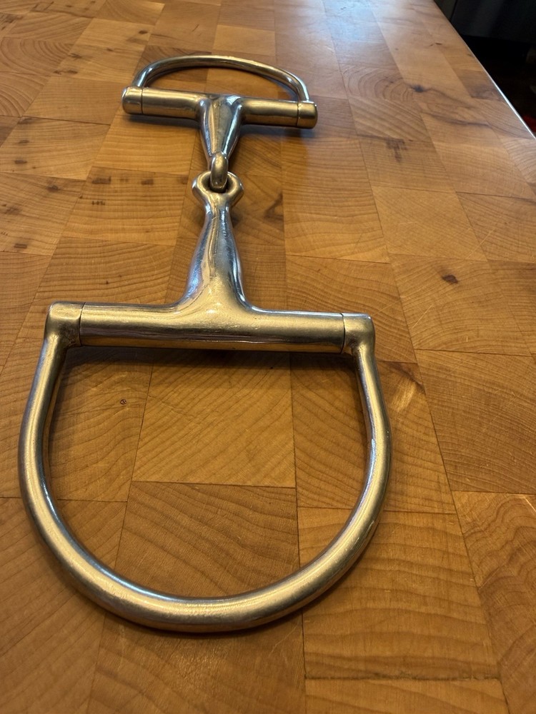 5” D-Ring Snaffle, Single Joint Mouthpiece