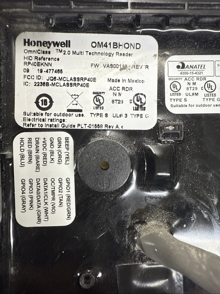 Honeywell OM41BHOND OmniClass™ 2.0 Multi-Technology Wall Switch Reader