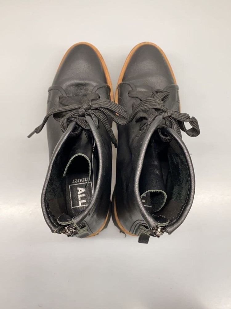 Nouer Lace-Up Boots/37/Blk 3544