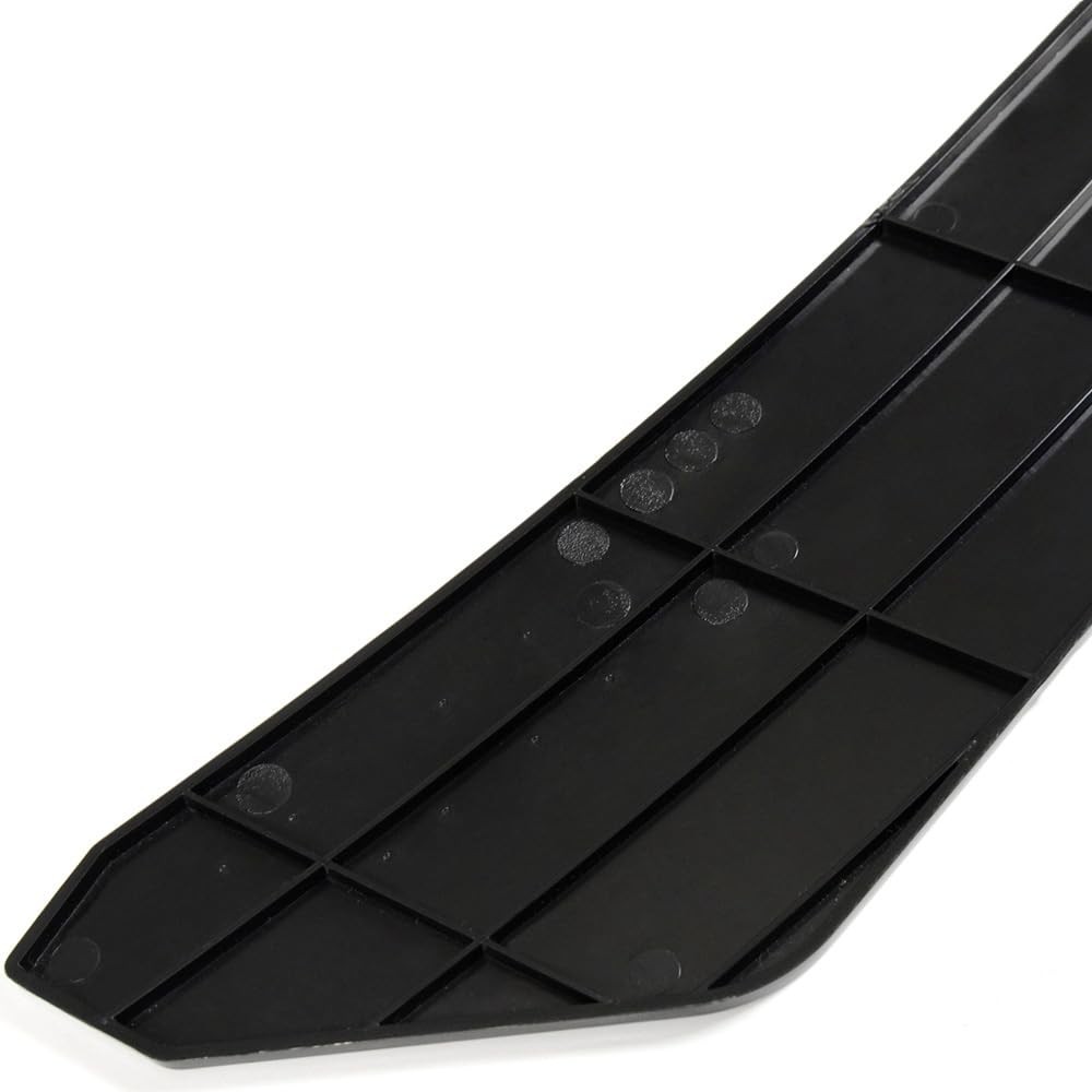 Universal Front Bumper Lip Splitter Diffuser 3 Pcs Sharp Edge Gloss Black