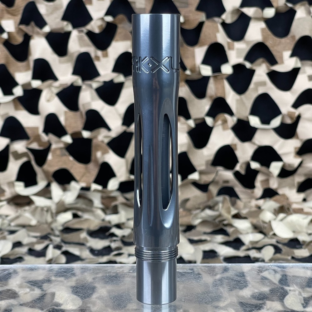 NEW DLX Freak XL Barrel Back - Autococker Threaded - Gloss Pewter