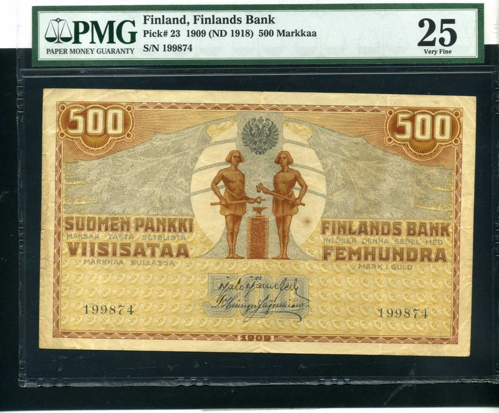 Finland 500 markkaa 1909 P23 - VF