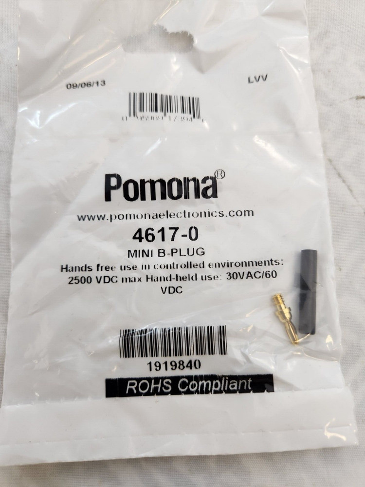 4617-0 POMONA MINI BANANA PLUG, TIP