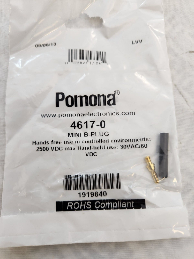 4617-0 POMONA MINI BANANA PLUG, TIP