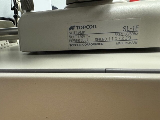 Topcon SL1E Slit Lamp-Good Condition!