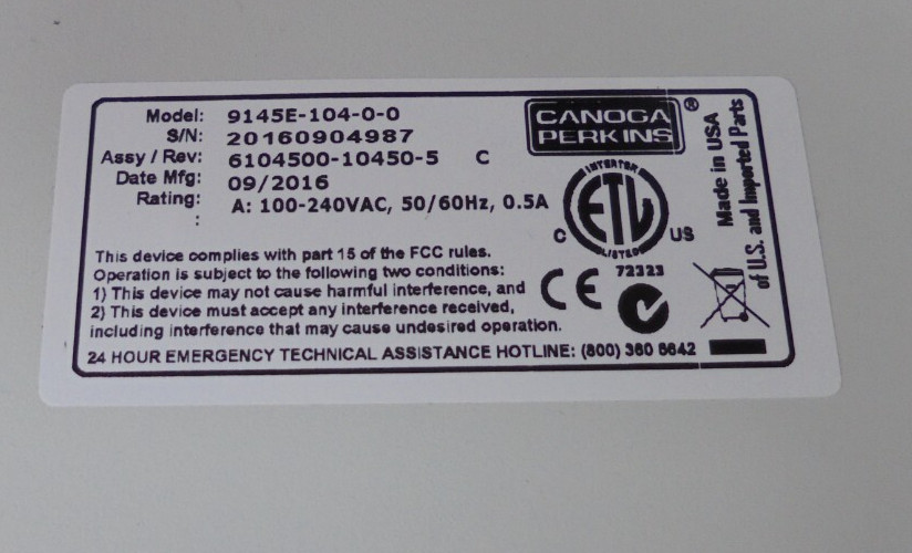 Canoga Perkins 9145E-104 Network Interface Device