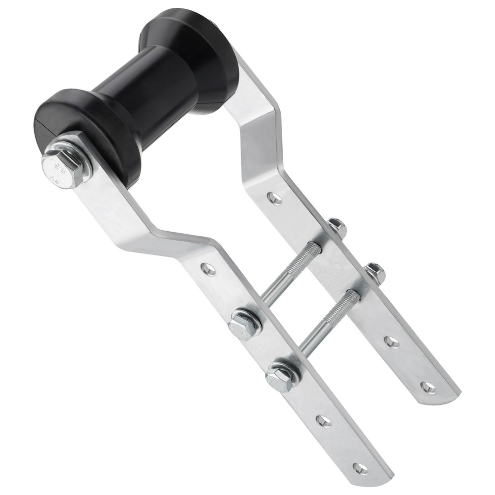 5" Adjustable Rubber Keel Roller with Panel Bracket Assembly for 3" Tongue New