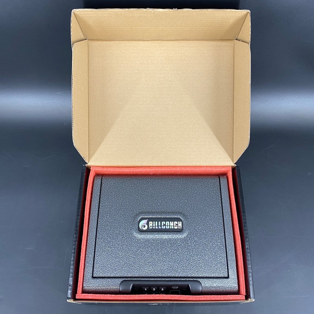 Billconch Biometric Gun Safe Model A-1 Without Key Black Keypad With Box
