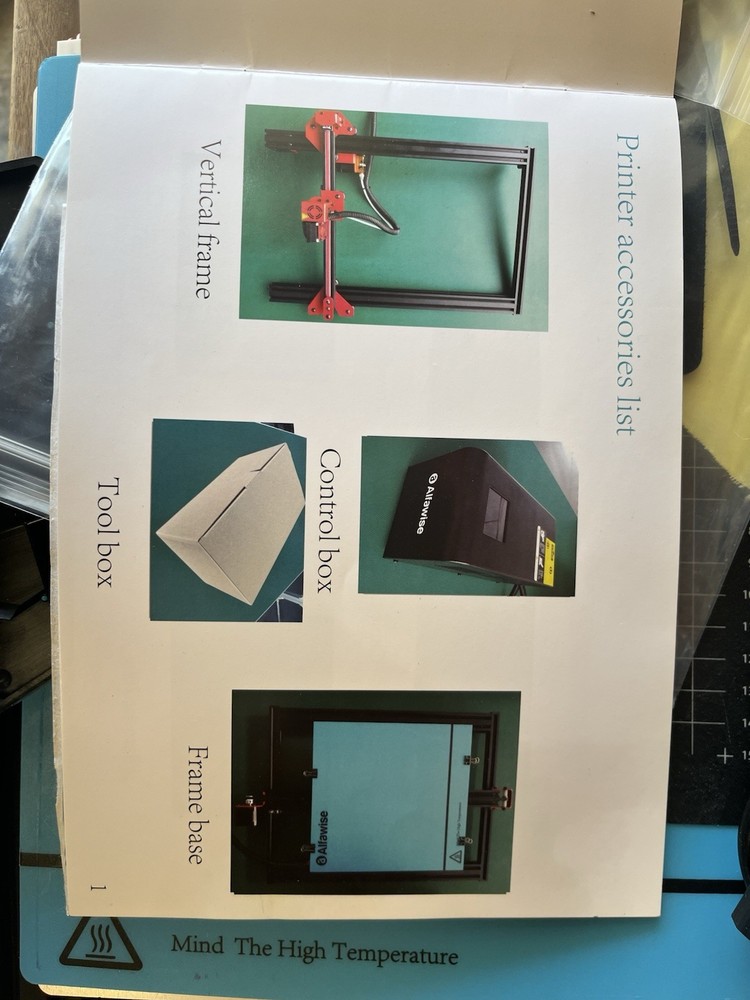 Working, Used Alfawise 3D Printer