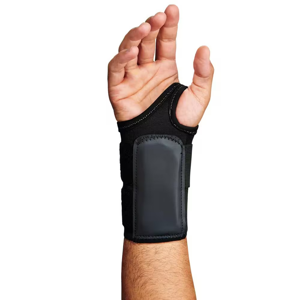 Proflex 4010 Medium Left Black Double Strap Wrist Support