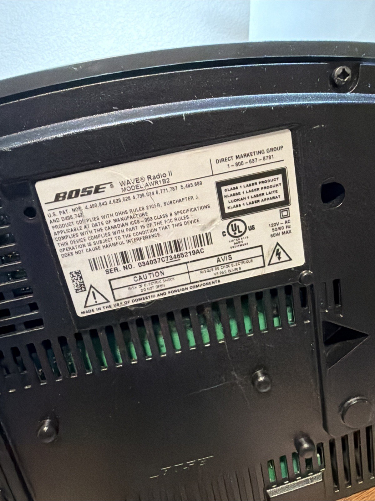 Bose Stereo Wave Radio Model AWR1B2 , No Remote.