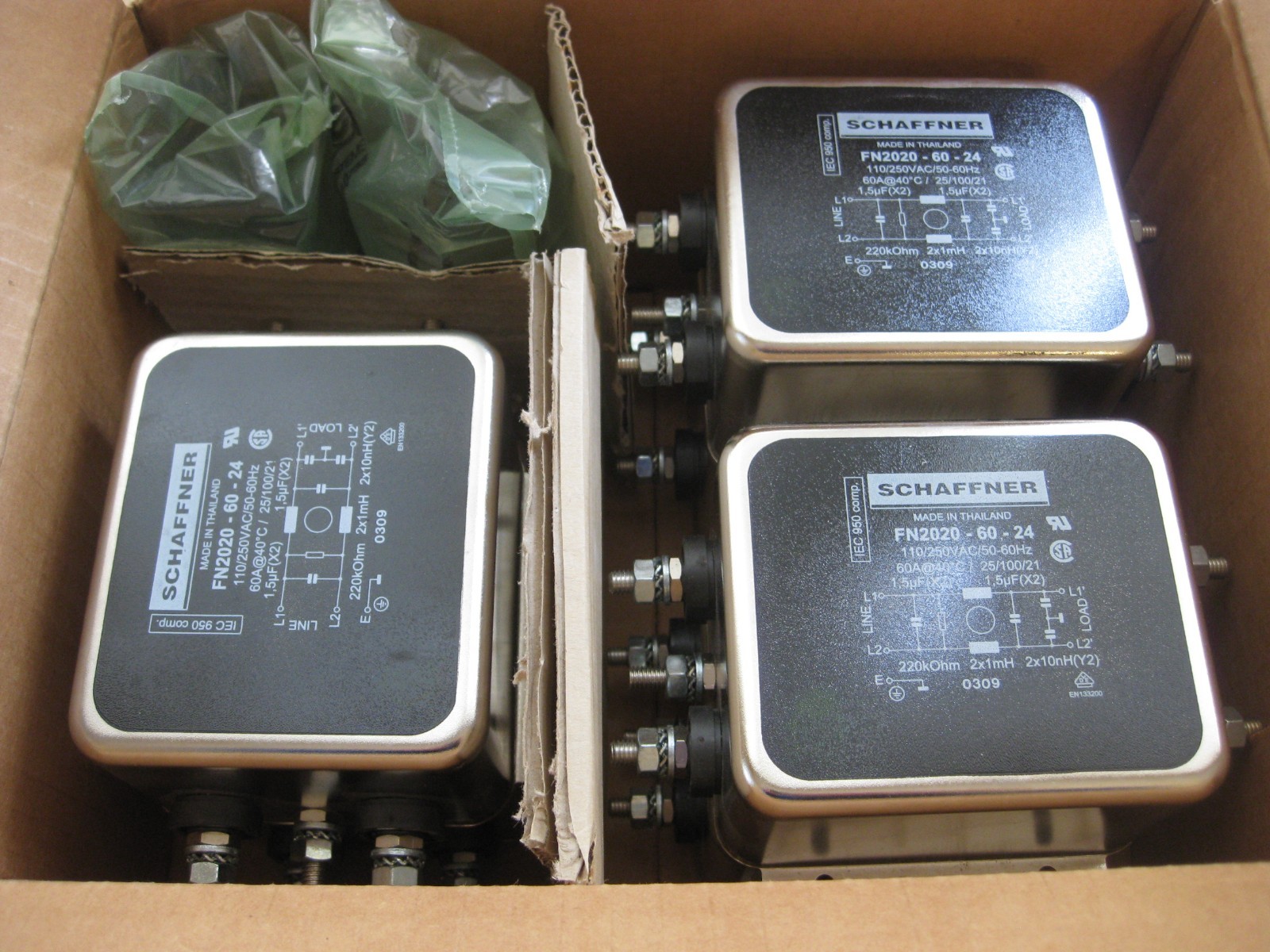 SCHAFFNER FN2020-60-24 EMI FILTER