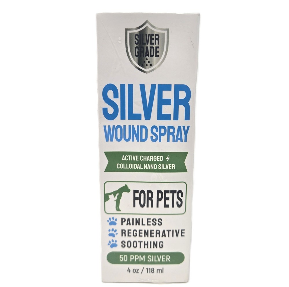 Silver Grade Wound Spray For Pets, 4 oz