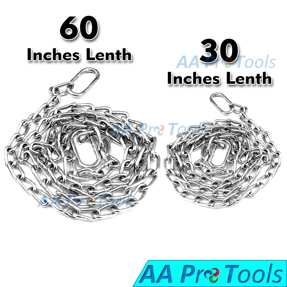 2 Pcs OB Chains 30" +  60" Calf Puller Chains Calving Supplies