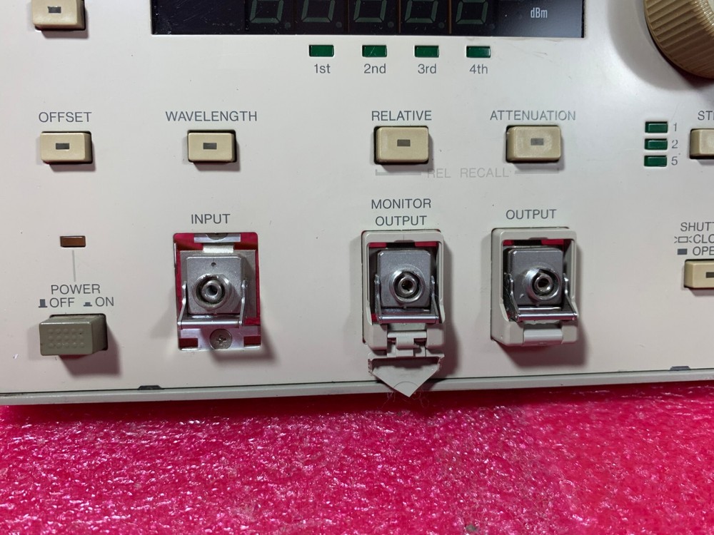 Anritsu PROGRAMMABLE OPTICAL ATTENUTOR MN9611A Panel + board only W32U7727 X2