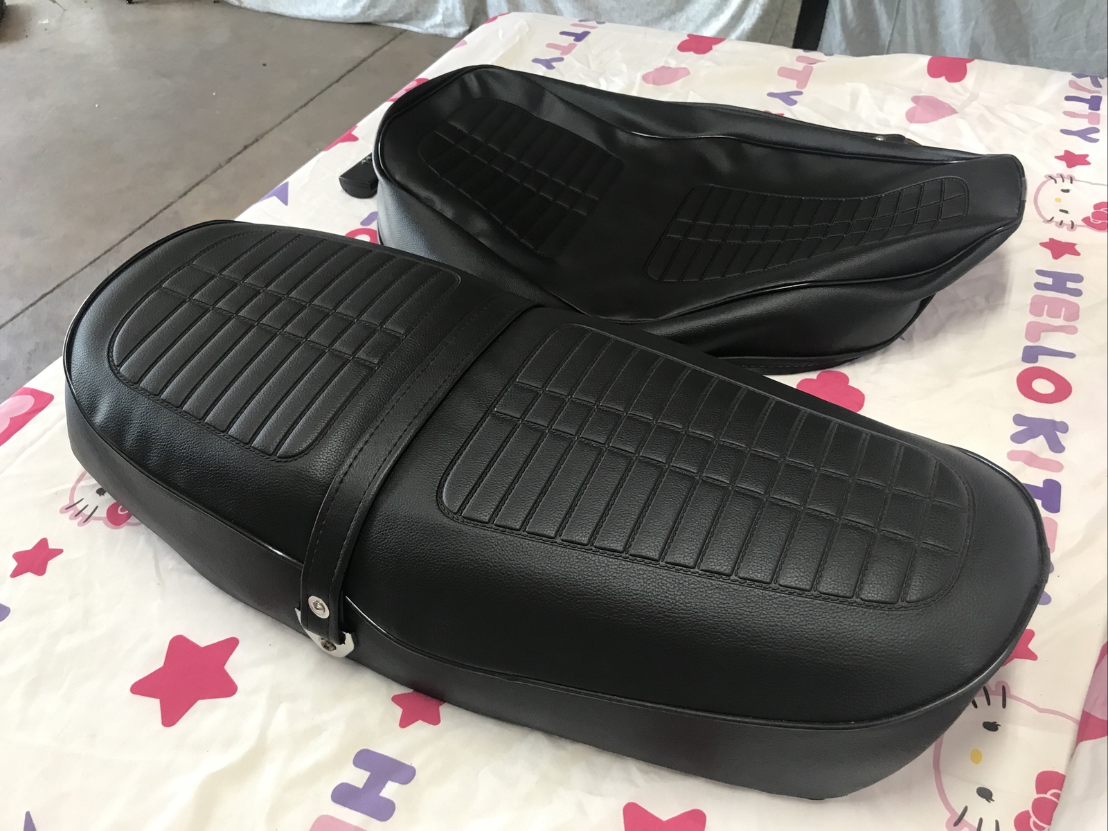 HONDA CB360 SEAT COVER CB360T SEAT COVER 1975 TO 1976 MODEL + STRAP (H*-98)