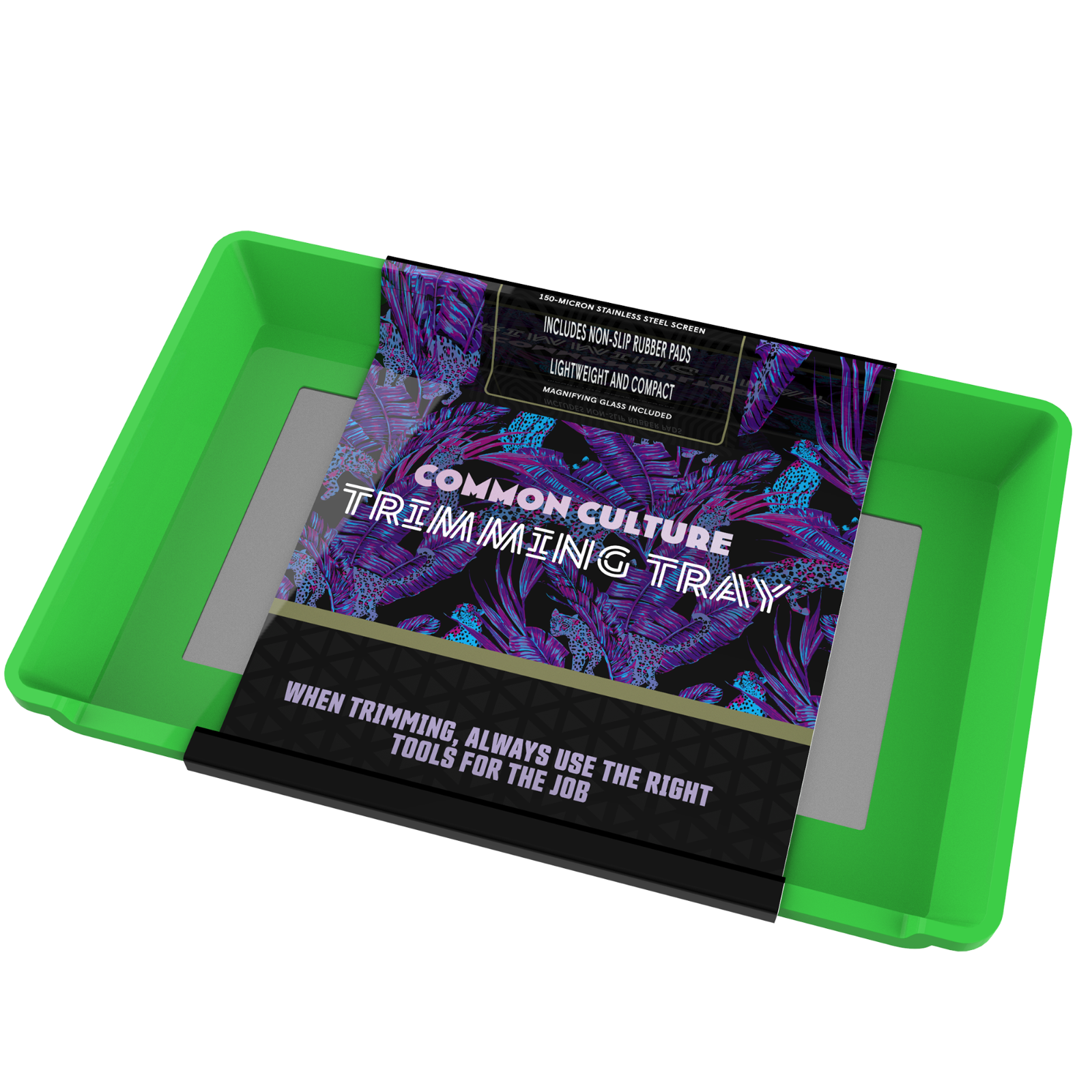 COMMON CULTURE Trimming Tray XL Heavy-Duty 2-in-1 Herb Sifter