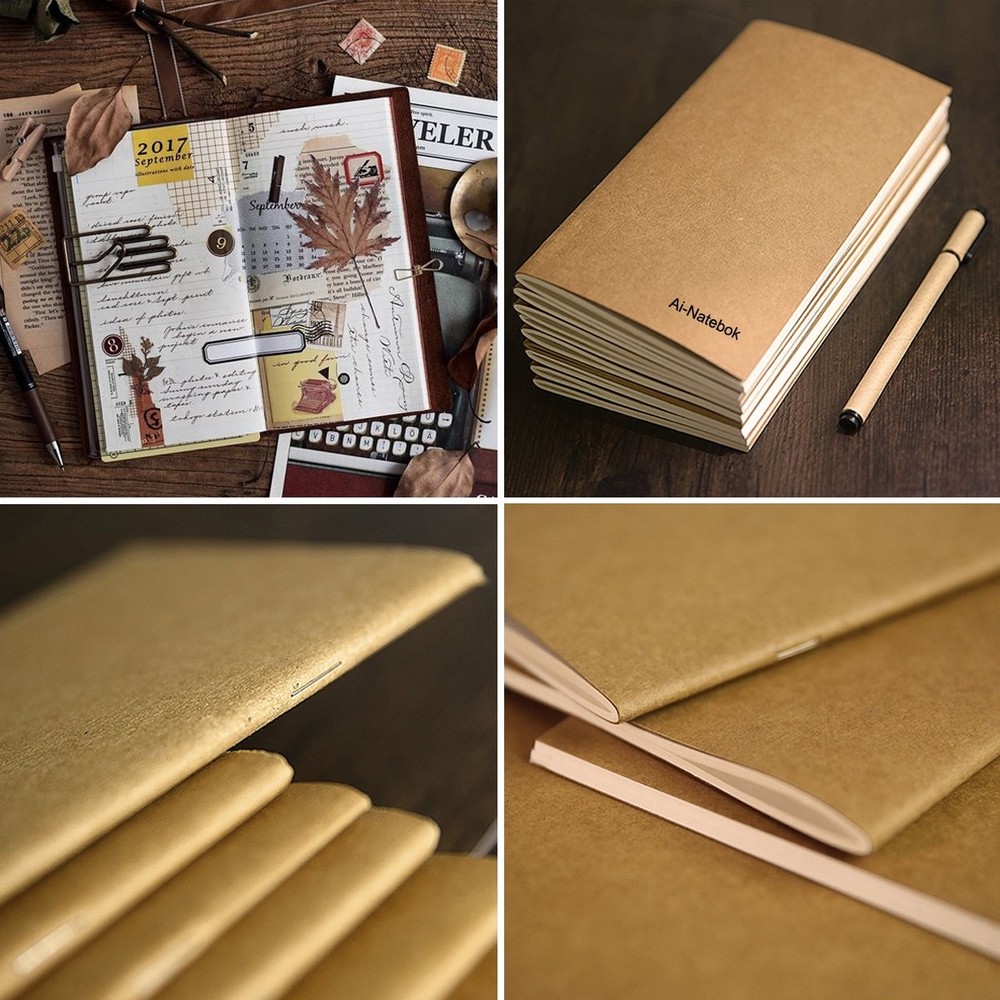 Dot Grid Notebook/Journal Inserts - Refill for Travelers Dotted Paper