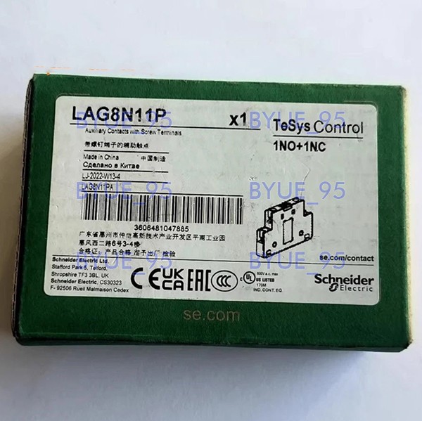 Schneider LAG8N11P Auxiliary Contact Module