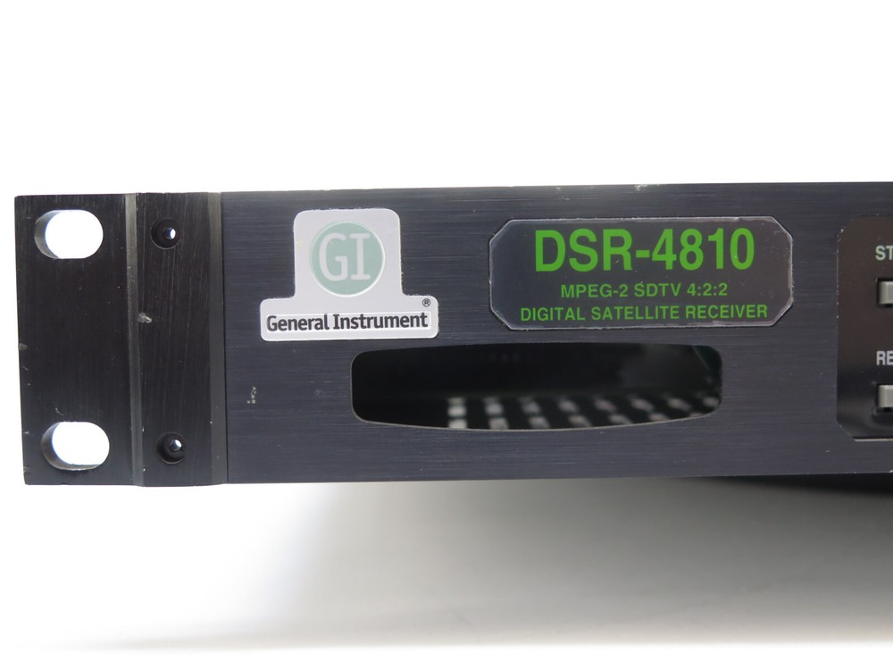 General Instruments DSR-4810 MPEG-2 SDTV 4:2:2 Digital Satellite Receiver