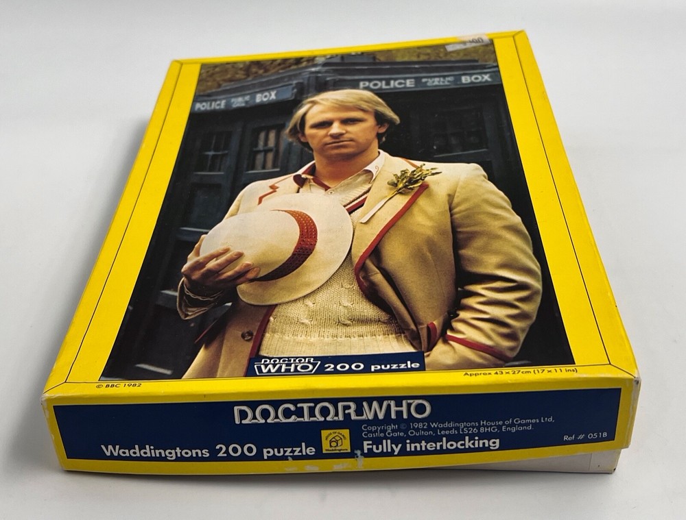 VINTAGE 1982 DOCTOR WHO WADDINGTONS 200 PC PUZZLE