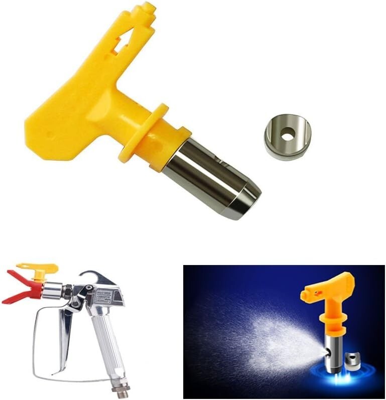 Reversible Spray Tip Nozzle Set for Airless Paint Sprayers - 12-14 Inch Pattern
