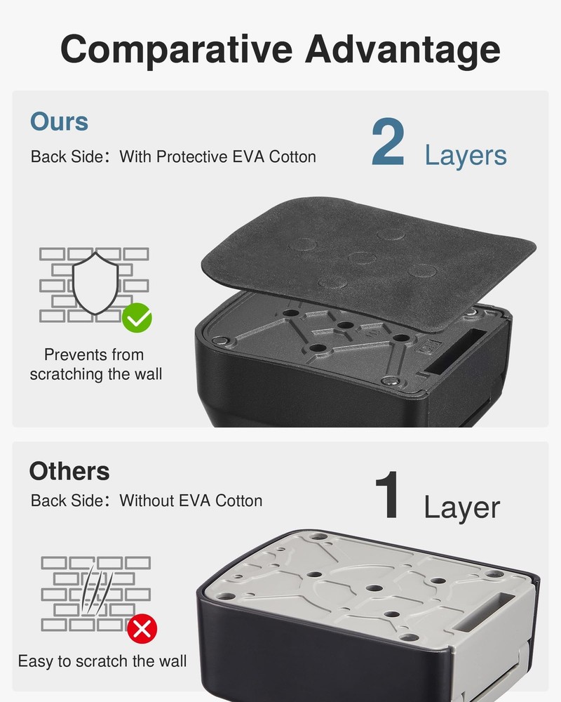 Key Lock Box Combination Lockbox WallMounted Key Storage Box for House Keys, ...