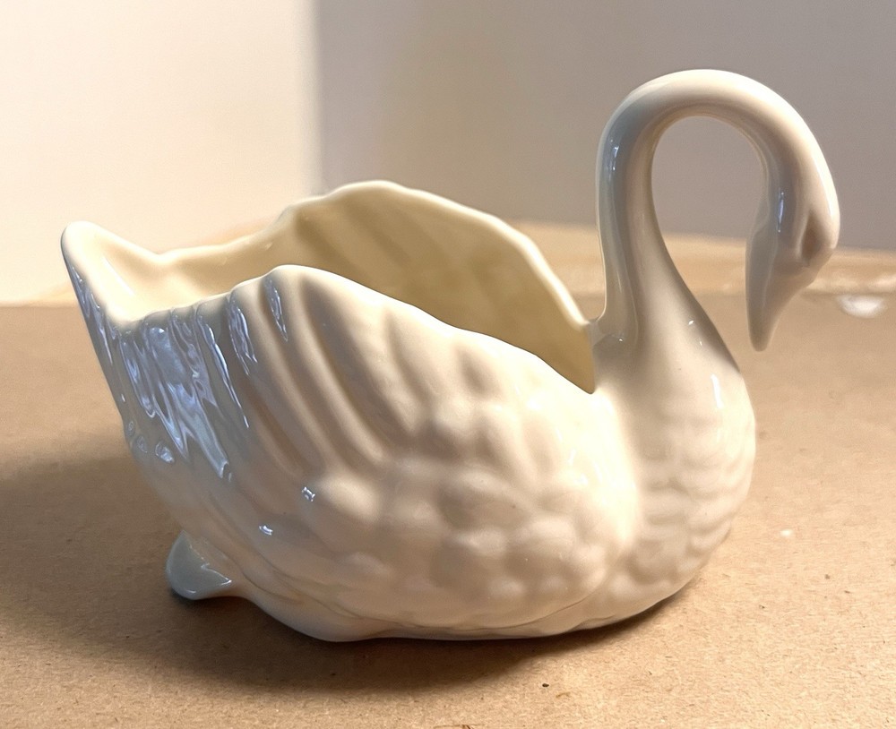 Lenox Swan Porcelain Master Salt Celler