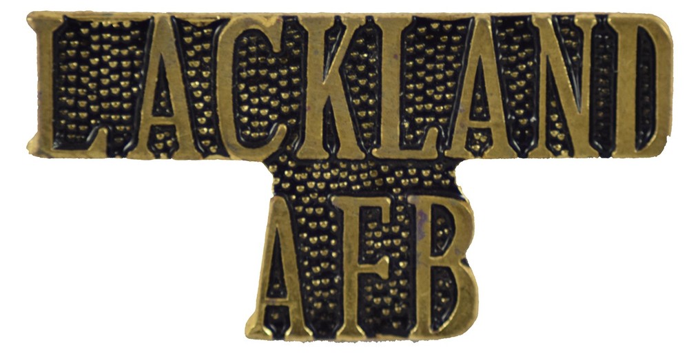 LACKLAND AFB HAT PIN