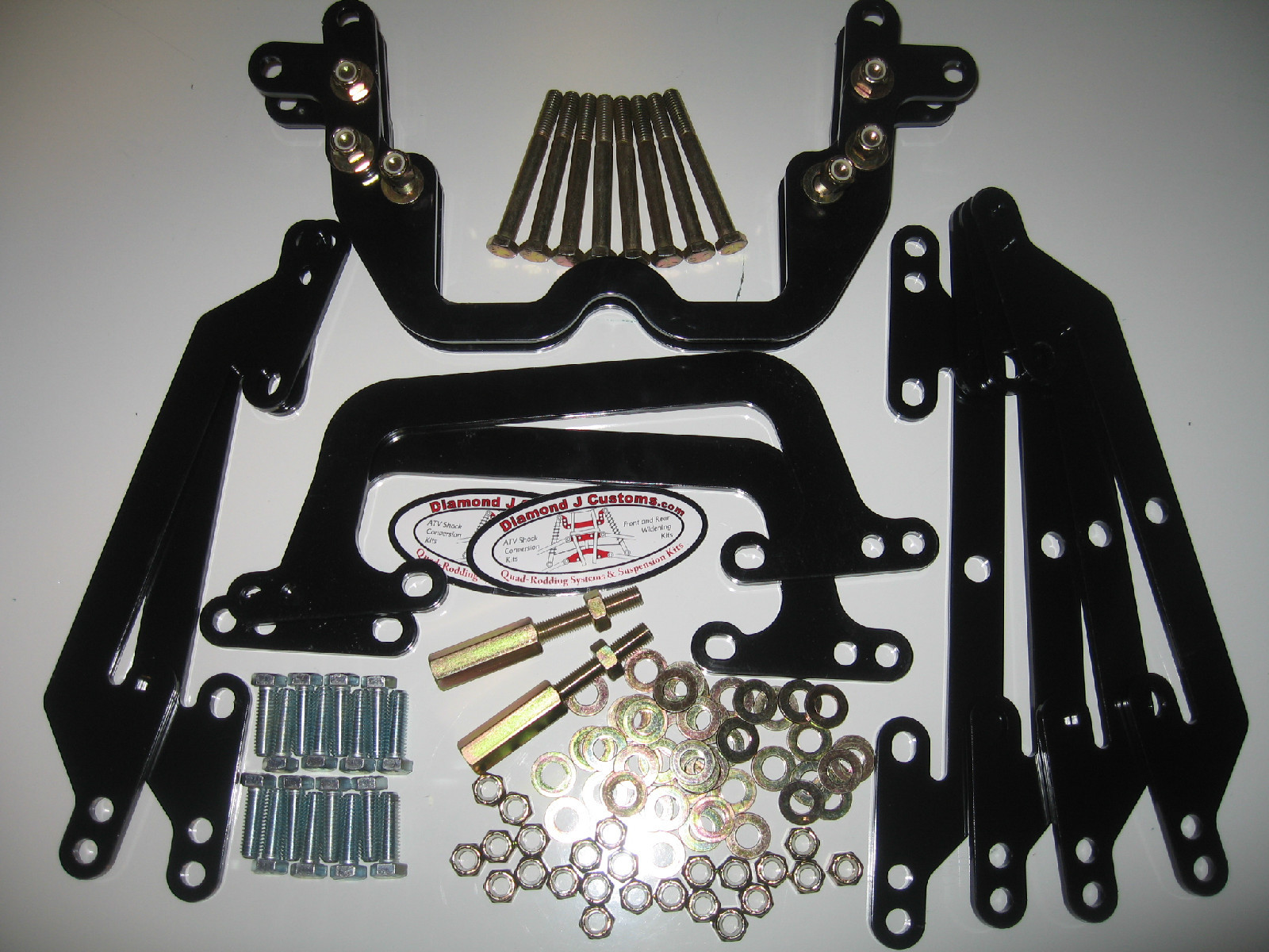 Yamaha '90-03 Warrior 350 A-arms Widening and YFZ450 Shocks Conversion Kit