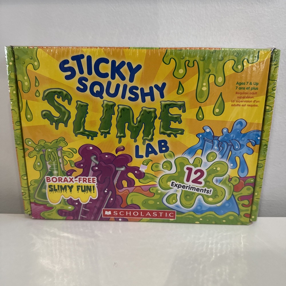 Scholastic School Essentials Sticky Squishy Slime Lab NEW