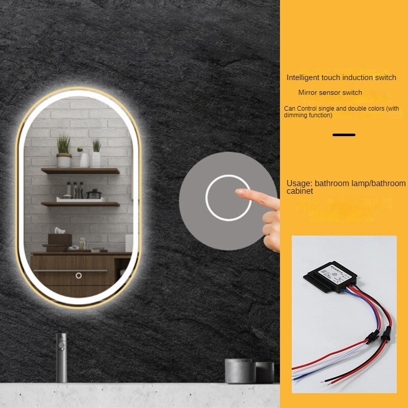 LED dimmer 12-24V touch sensor switch 5A touch dimmer for Bathroom mirror light