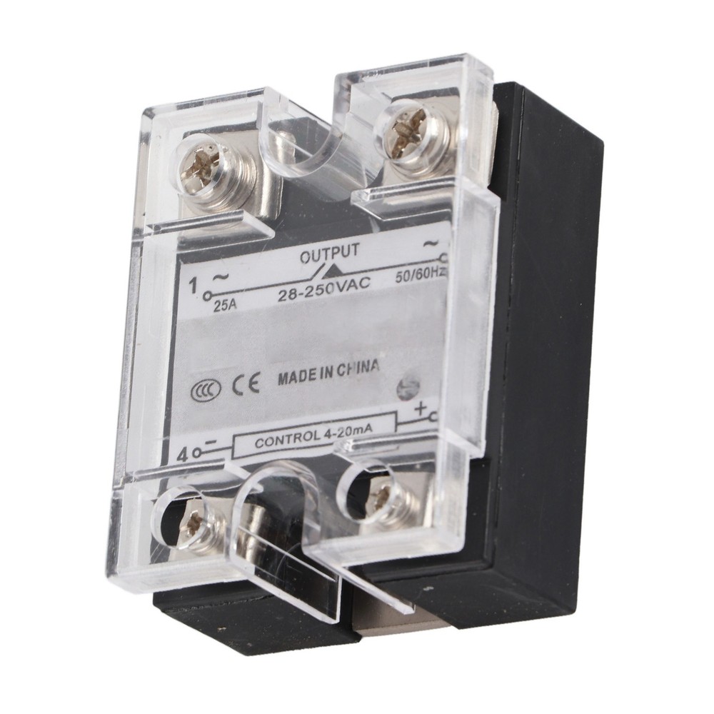 Solid State Relay SSR 4‑20mA Input To 28‑250V AC Output Stepless Regulator