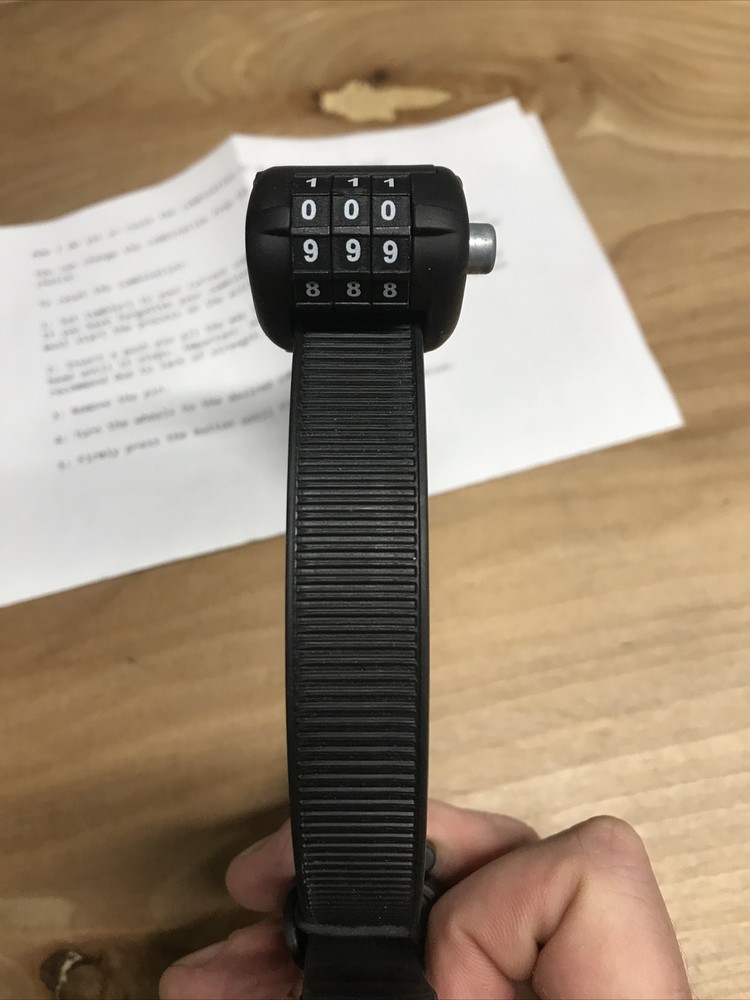 OTTOLOCK Cinch Lock, Black, 30 Inch