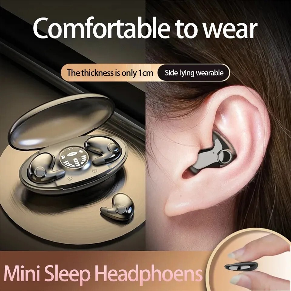 True Wireless Bone Conduction Headphones Bluetooth 5.3 Wireless Headset Earbuds