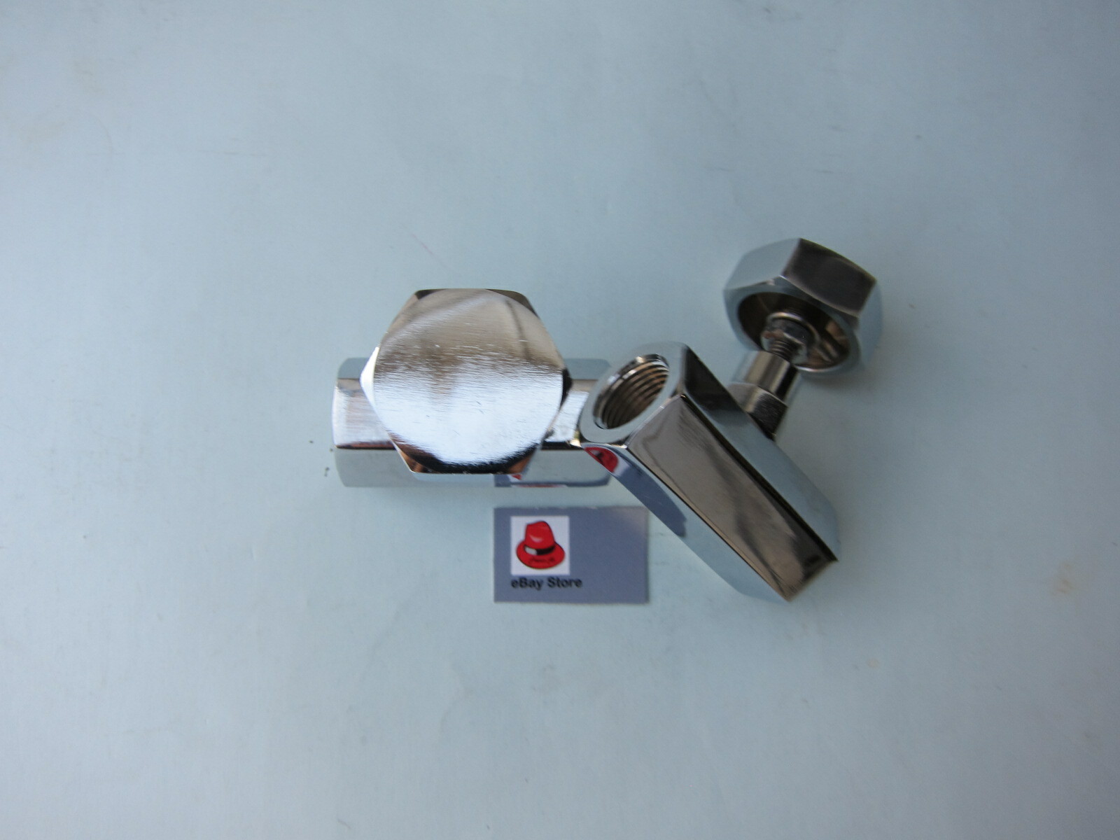 Lowrider Hydraulics 3/8" female to female slow down, 2 pieces, chrome