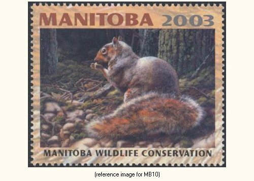 D2K Canada(Manitoba) 2003 $6.00 Habitat (squirrel)