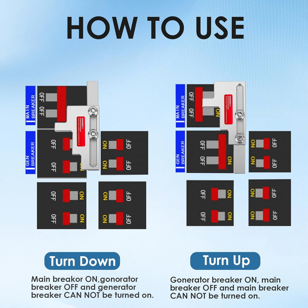 Generator Interlock Kit Professional Electrical Interlock Panel for Bryant 150 o