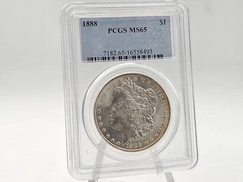 1888 P Morgan Silver Dollar PCGS MS-65