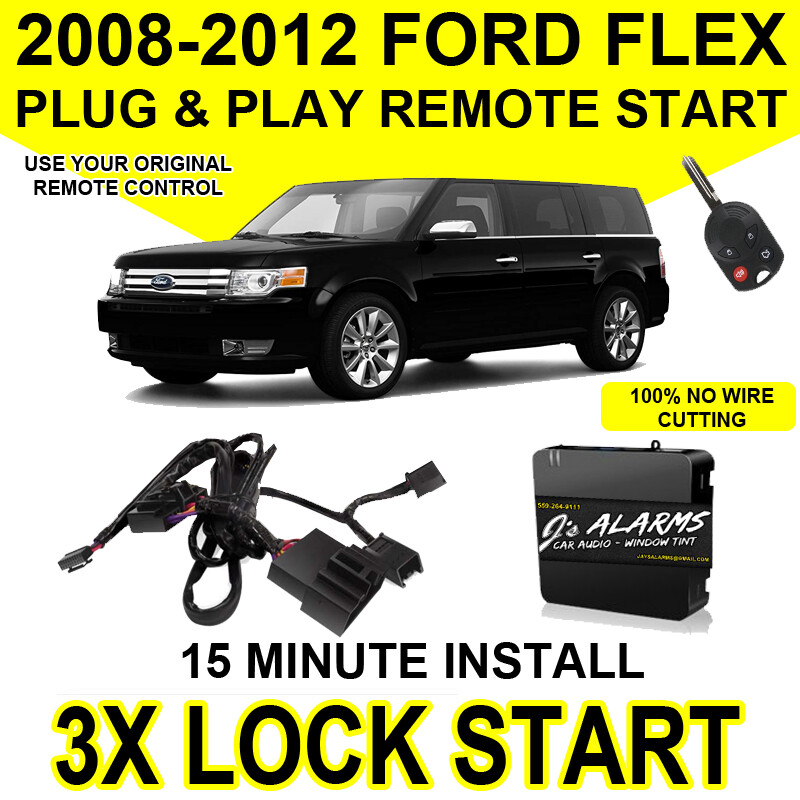 Remote Start Plug and Play Easy Install DIY 3X Lock For 2009-2012 Ford Flex FO1A