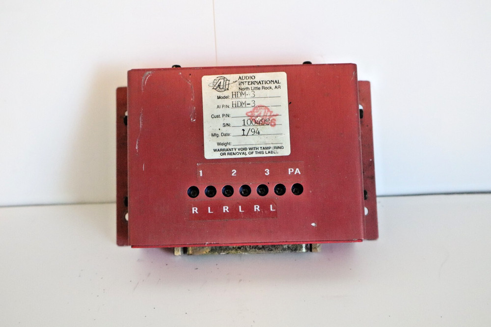 Audio International HDM-3 Audio Amplifier - Removed Working
