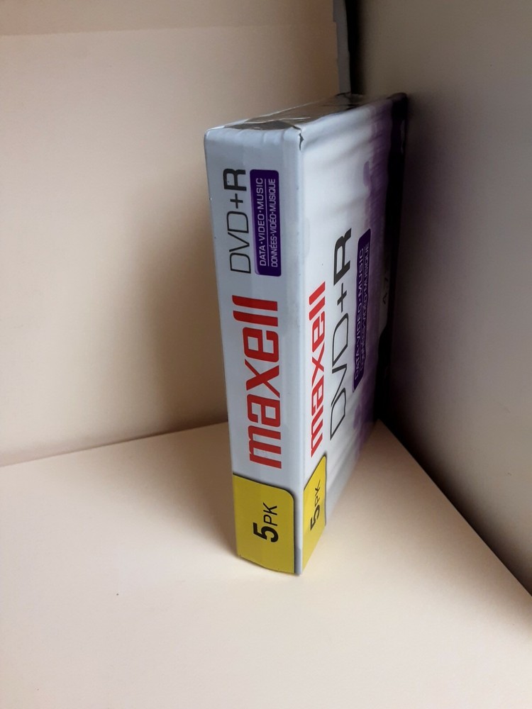 Maxell DVD+R WRITE ONCE SINGLE SIDED _ 5 PACK _ 4.7GB