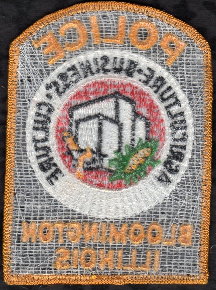 Bloomington Illinois Police Shoulder Patch