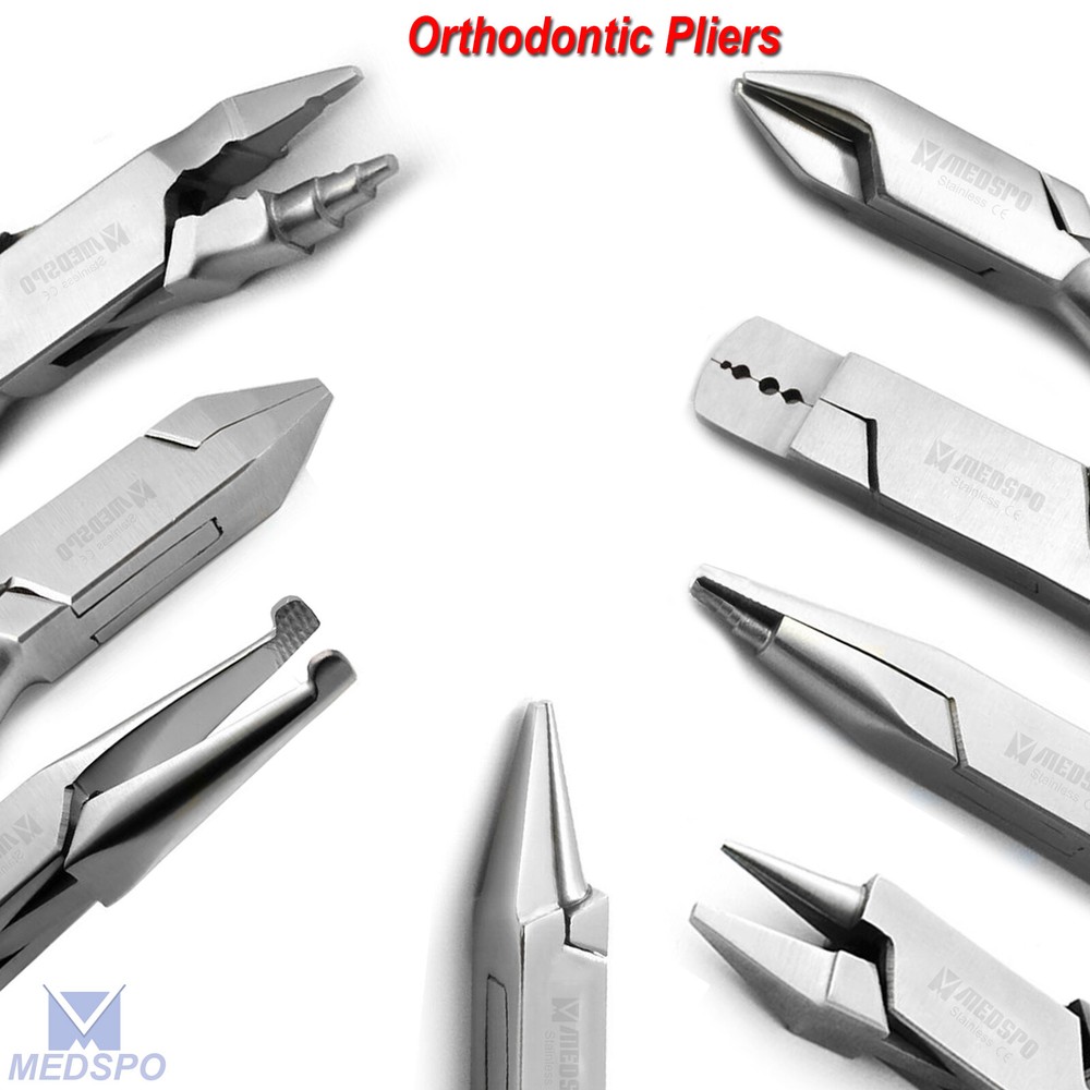 Orthodontist Tooth Braces Arch Wire Bending Pliers Utility Loop Forming Tools CE