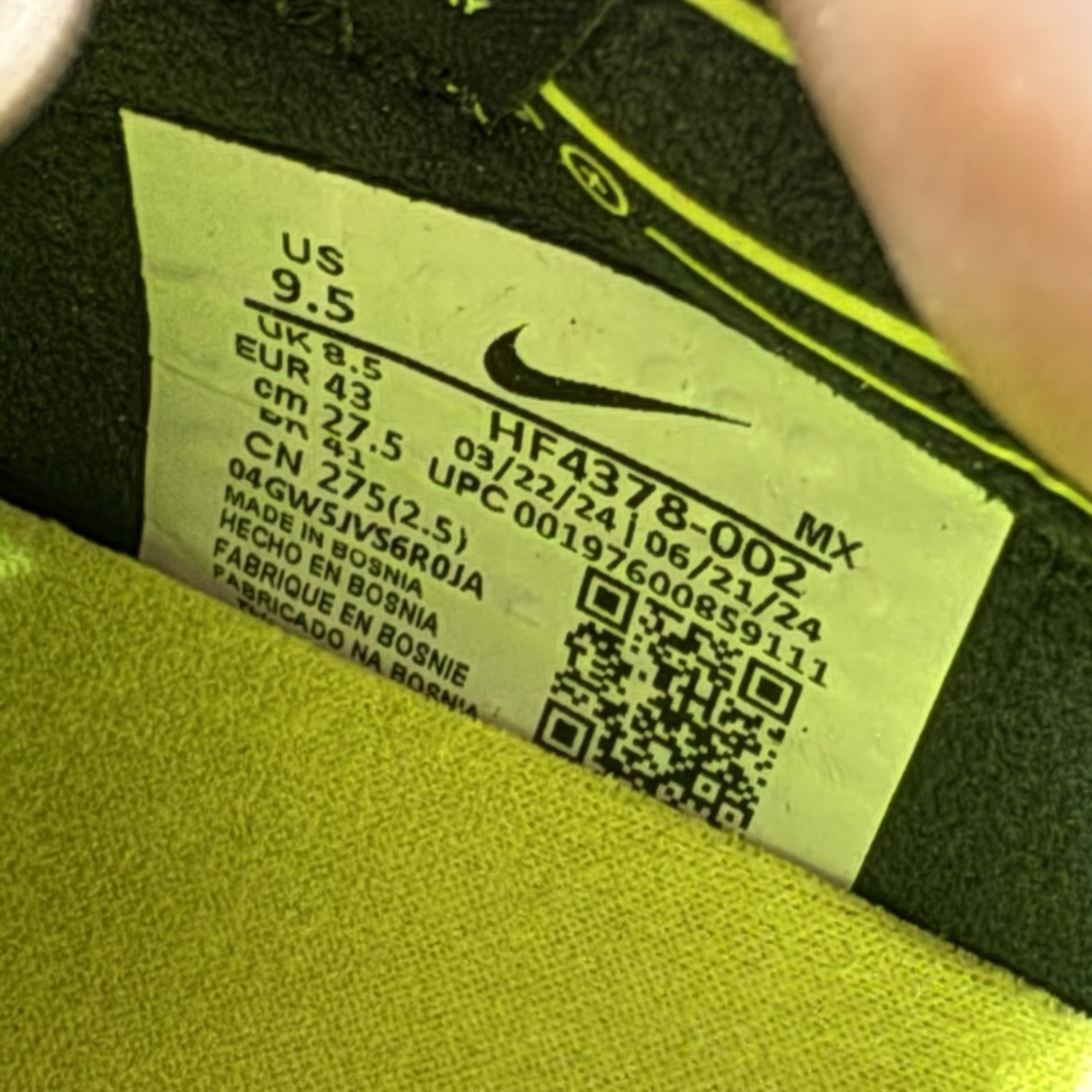 Nike Tiempo Legend 10 Elite AG Pro NBY Mens Soccer Cleats HF4378-002 Size 9. 5