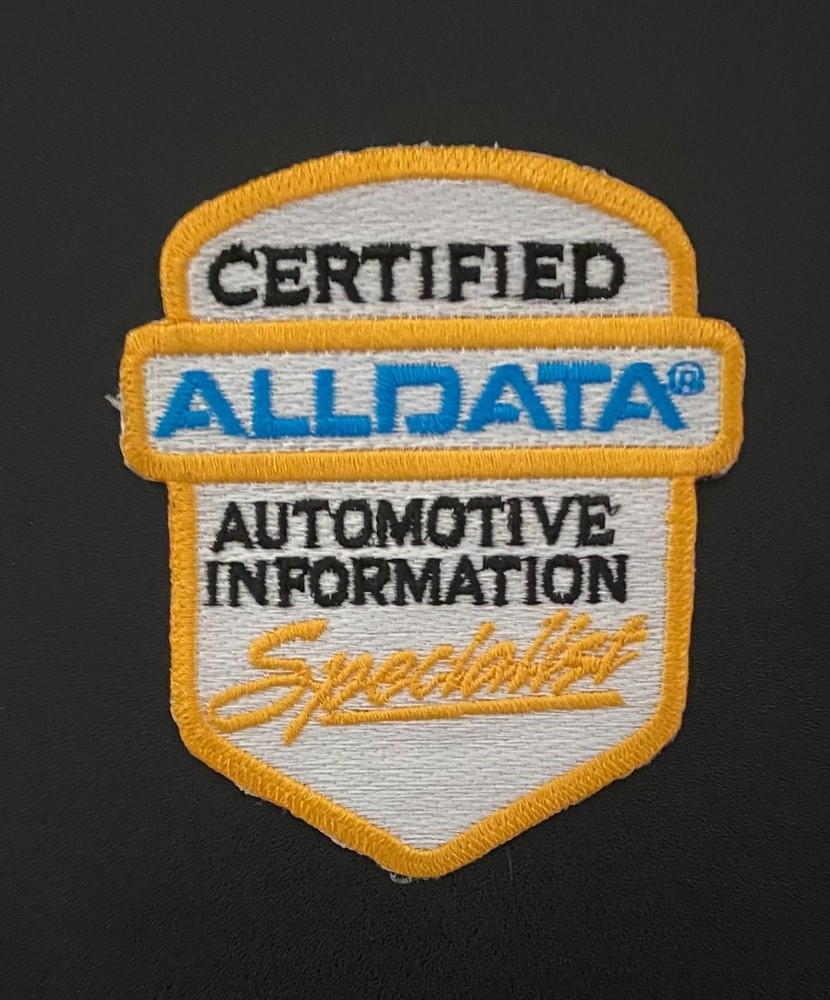 Certified Alldata Automotive Information Specialist Patch
