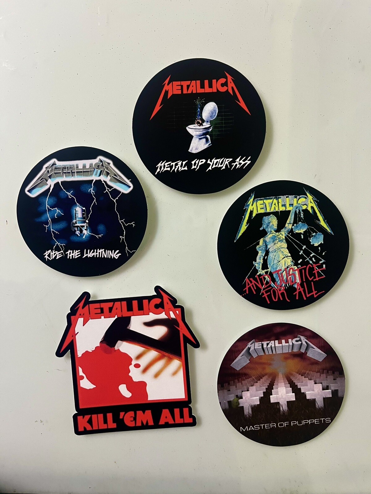 Metallica Sticker Pack - Heavy Metal Stickers , Thrash Metal Stickers