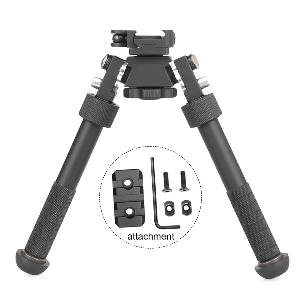 6.5- 9" Foldable Adjustable Bipod Combination for M-lok Picatinny System